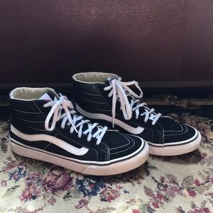 Black high top vans
